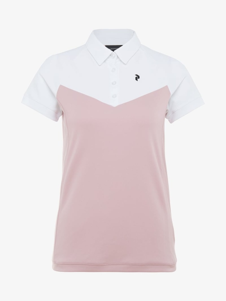 Blush Contrast Polo Shirt